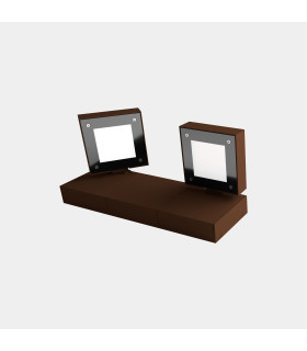 Modis Outdoor Modern Wall Lamp 43cm Brown LED 26.4W CCT 2700-3200-4000K IP66 On-Off-2