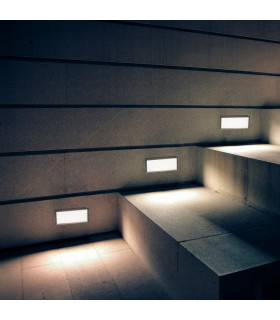 Samper Outdoor Wall Down Lamp Grey LED 12W 3000K IP65 On-Off-2