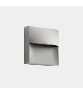 Sam Outdoor Flush Wall Lamp 14cm Grey Semitransparent LED 3.5W CCT 2700-3200-4000K IP66 On-Off-1