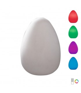 Egg Table Lamp Large Induction LED RGB Outdoor IP65, 120lm, Opal White - 1