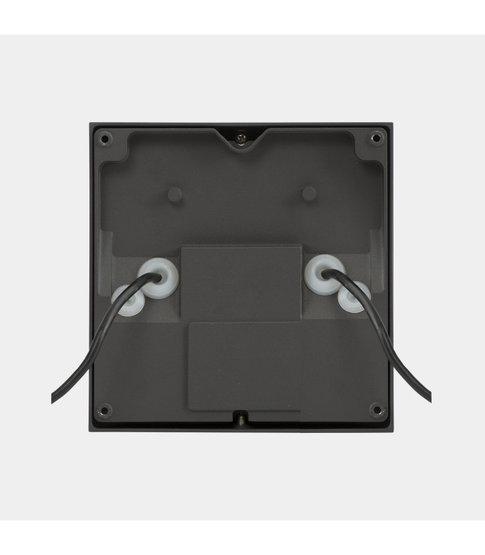 Sam Outdoor Flush Wall Lamp 18cm Grey Semitransparent LED 18.5W CCT 2700-3200-4000K IP66 On-Off-3