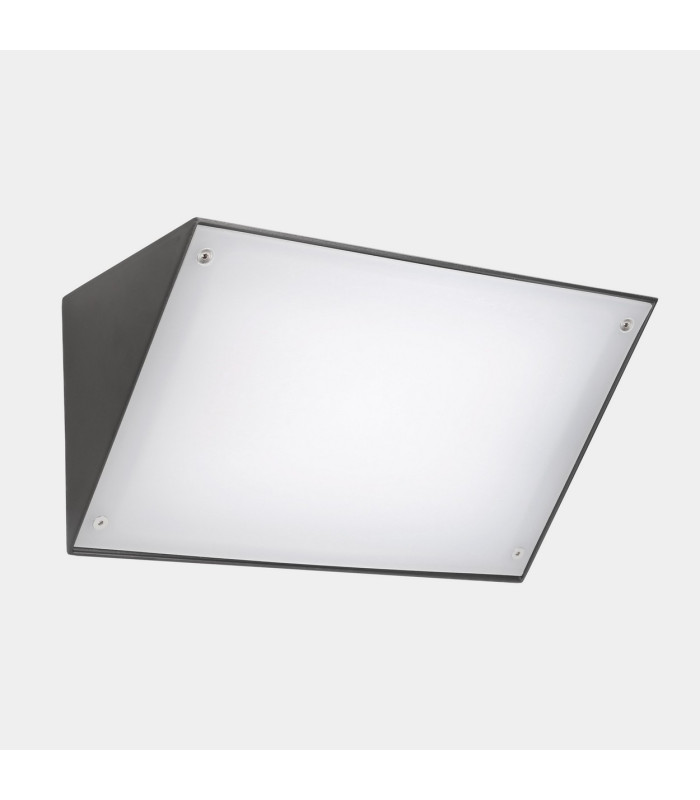 Curie Outdoor Wall Down Lamp 35cm Urban Grey LED 28.9W CCT 2700-3200-4000K IP65 On-Off-1