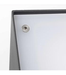 Curie Outdoor Wall Down Lamp 35cm Urban Grey LED 28.9W CCT 2700-3200-4000K IP65 On-Off-2