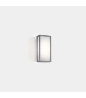 Skat Outdoor Wall Lantern 20cm Grey White LED 10W CCT 2700-3200-4000K IP65 On-Off