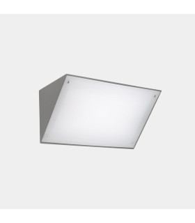 Curie Outdoor Wall Down Lamp 26cm Grey LED 14.4W CCT 2700-3200-4000K IP65 On-Off