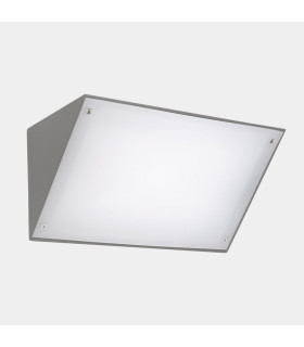 Curie Outdoor Wall Down Lamp 35cm Grey LED 28.9W CCT 2700-3200-4000K IP65 On-Off