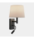Metrica Shade Adjustable Reader Reading Wall Light Black E27 17.3W 2700K On-Off-1