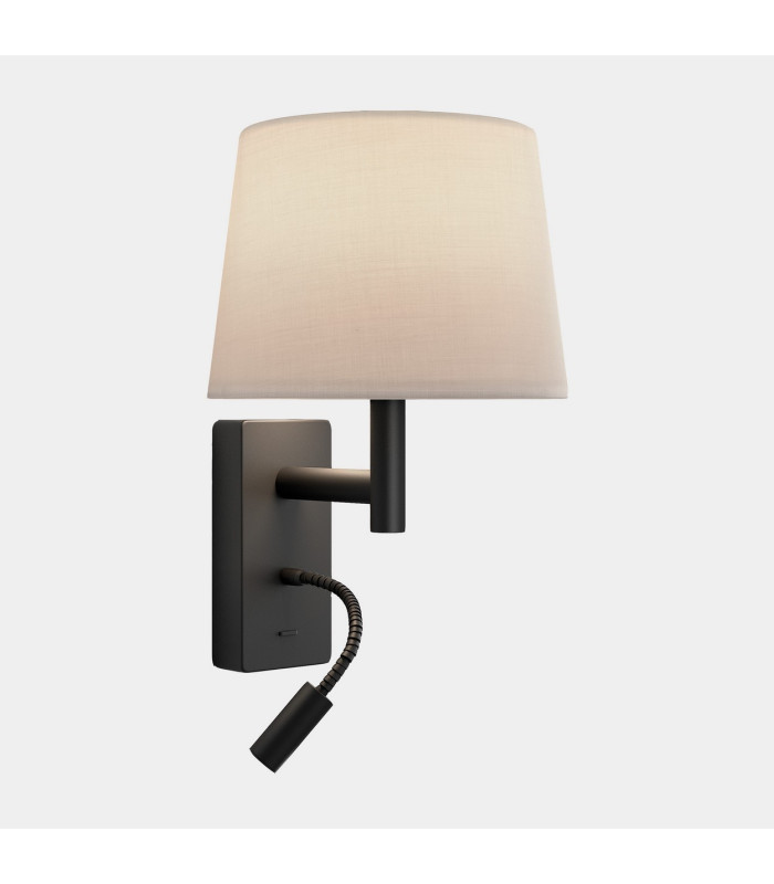 Metrica Shade Adjustable Reader Reading Wall Light Black E27 17.3W 2700K On-Off-1