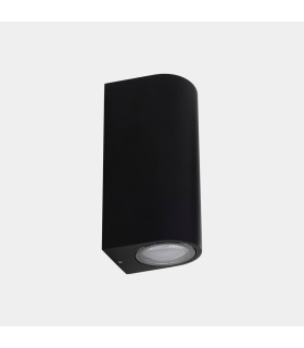 Eko Outdoor Up Down Wall Lamp Black GU10 16W IP66