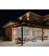 Cosmos 14cm Outdoor Up Down Wall Lamp Urban Grey LED 35W 4000K IP66 On-Off-2