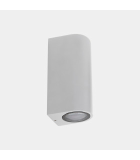 Eko Outdoor Up Down Wall Lamp White GU10 16W IP66