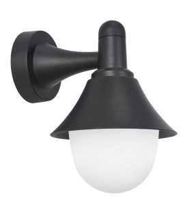 Alan Conic Outdoor Wall Lantern Black E27 15W IP44-1