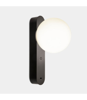 Perlina Usb Globe Wall Lights Black LED 8.8W CCT 2700-3000-4000K Touch Dimming-1