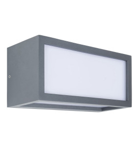 Quanta Outdoor Flush Wall Lamp Black E27 15W IP54-1