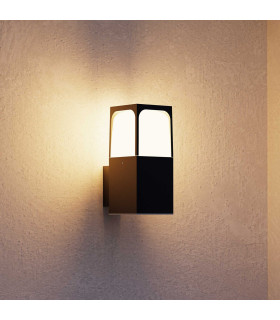 Veta Outdoor Modern Wall Lamp Black E27 15W IP54-2