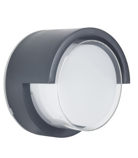 Creu Round Outdoor Modern Wall Lamp Black LED 15.1W CCT 2700-3200-4000K IP65 On-Off-1