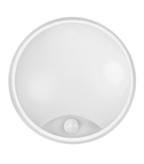 Moo Round Sensor Outdoor Flush Wall Lamp White LED 18W CCT 2700-3200-4000K IP65 On-Off-1