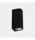 Eko Outdoor Up Down Wall Lamp Black LED 12.2W 3000K IP66 Phase Cut Dimming