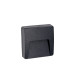 Kairo Outdoor Flush Wall Lamp Black LED 2.9W CCT 2700-3200-4000K IP65 On-Off-1