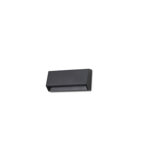 Kairo Outdoor Flush Wall Lamp Black LED 1.9W CCT 2700-3200-4000K IP65 On-Off-1