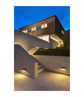 Kairo Outdoor Flush Wall Lamp Black LED 1.9W CCT 2700-3200-4000K IP65 On-Off-2