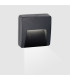 Kairo Outdoor Flush Wall Lamp Black LED 2.9W CCT 2700-3200-4000K IP65 On-Off-2
