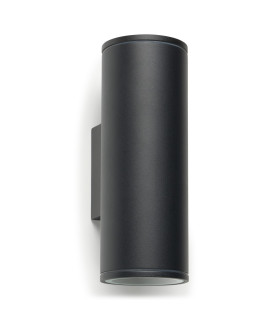 Orion Outdoor Up Down Wall Lamp Black GU10 16W IP54-1