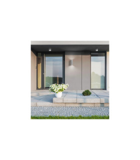 Orion Outdoor Up Down Wall Lamp Black GU10 16W IP54-2