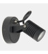 Vista Outdoor Display Light Black Faceted LED 4.9W 3000K IP65 On-Off-1