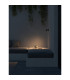 Vista Outdoor Display Light Black Faceted LED 4.9W 3000K IP65 On-Off-2