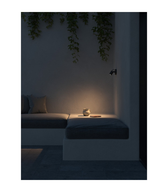 Vista Outdoor Display Light Black Faceted LED 4.9W 3000K IP65 On-Off-2