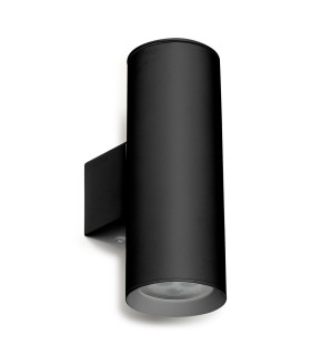 Duplo Up & Down Wall Lamp Black GU10 16W-1