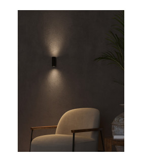 Duplo Up & Down Wall Lamp Black GU10 16W-2