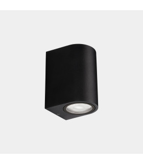Eko Single Direction Outdoor Wall Down Lamp Black GU10 8W IP66