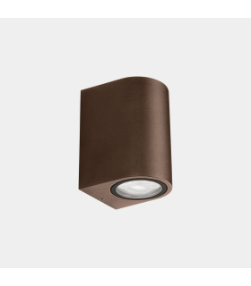 Eko Outdoor Wall Down Lamp Brown GU10 8W IP66