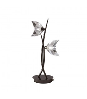 Table Lamp 2 Light G9, Black Chrome - 1