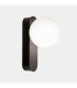 Perlina Globe Wall Lights Black LED 8.8W CCT 2700-3000-4000K IP44 On-Off-1
