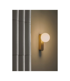 Perlina Globe Wall Lights Matte Gold LED 8.8W CCT 2700-3000-4000K IP44 On-Off-2