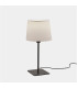 Metrica Square Table Lamp with Round Tapered Shade Black E27 15W-1