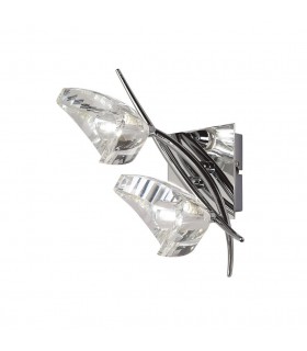 Wall Lamp Switched 2 Light G9, Polished Chrome - 1