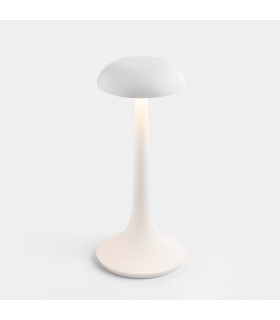 Portobello Outdoor Portable Lamp White Sandblasted LED 2.1W 2700K IP44 Touch Dimming-1