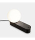 Perlina Globe Table Lamp Black LED 8.8W CCT 2700-3000-4000K Touch Dimming