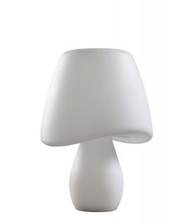 Table Lamp 2 Light E27 Outdoor IP65, Opal White - 1