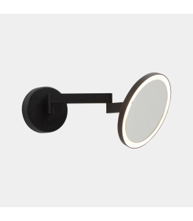 Vanity Illuminated Bathroom Mirror Black Sandblasted LED 10.5W 3000K IP44 Touch Dimming-1