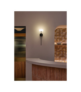 Bloom Bathroom Wall Lamp Black LED 7.5W 2700K IP44 On-Off-2