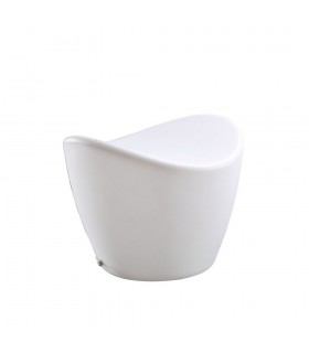 Stool No Light Outdoor, Opal White - 1