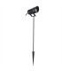 Ousia 94Cm Outdoor Spike Black GU10 8W IP65-1
