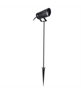 Ousia 94Cm Outdoor Spike Black GU10 8W IP65-1