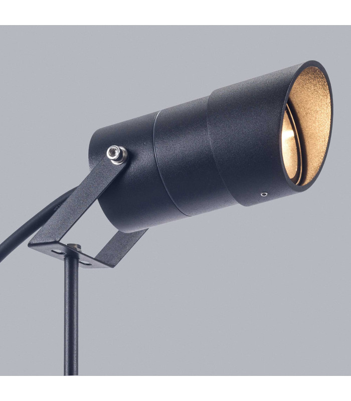 Ousia 94Cm Outdoor Spike Black GU10 8W IP65-4