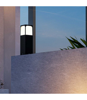 Veta Outdoor Pedestal Light 30cm Black E27 15W IP54-2